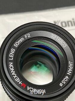 Objectif 50mm F2 Mf De Konica M-hexanon Presque Inutilisé Pour Le Montage Leica M