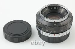 Objectif MINT Kyoei W. KLAROPTIK 35mm f3.5 Monture L39 LTM Leica Vis à vis M39 depuis le JAPON