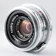 Objectif Nippon Kogaku W-nikkor C 3,5 Cm 35 Mm F/2,5 Argent Monture Nikon S Télémètre