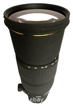 Objectif Sigma 120-300mm f2.8 EX APO DG HSM pour monture Canon EF avec étui de transport Sigma