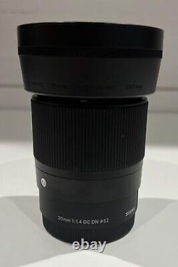 Objectif Sigma 30mm f1.4 DC DN Contemporary pour monture Sony E