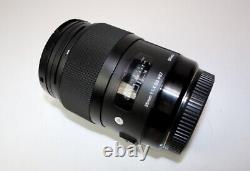 Objectif Sigma 35mm f/1.4 DG HSM ART pour Canon EF. Boîtier. Filtre UV Hoya.