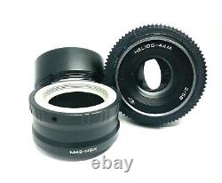 Objectif cinématographique modifié HELIOS 44 2/58mm pour Sony E NEX (monture E) ANAMORPHIC BOKEH FLARE