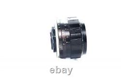 Objectif d'appareil photo vintage à mise au point manuelle Auto Reflex 55mm F/1.4 Monture M42