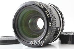 Objectif grand angle Nikon Ai Nikkor 35mm f/2 en état proche du neuf monture F provenant du Japon #1463