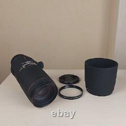 Objectif macro Sigma 180mm f/3.5 EX APO IF pour monture Nikon F + pare-soleil et bouchons, excellent