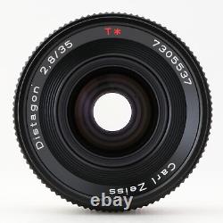 Objectif manuel Contax Carl Zeiss Distagon T 35mm F/2.8 MMJ pour monture C/Y en provenance du JAPON