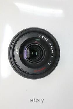Panasonic Lumix 45-200mm Lens F4-5.6g Vario Mega O. I. S. Stabilisé Pour Le Montage M43