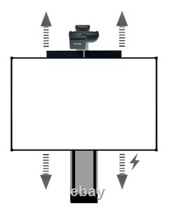 Promethean Activboard Prm-ab378-03 Avec Câbles Muraux De Projecteur Et Télécommande
