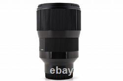 Sigma 135mm F/1.8 Dg Hsm Art Lens Pour Sony E-mount Mint En Boîte Du Japon