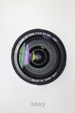 Sigma 28-70mm All-around Lens F2.8 Ex Dg Pour Sony A-mount, En Bon État