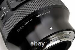 Sigma 85mm F/1.4 Dg Dn Art Pour Sony E-mount Près De La Monnaie En Boîte Du Japon