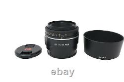 Sony 35mm Prime Lens F/1.8 Dt Sam Sharp, Sal35f18, Pour Sony A-mount, V. G. Cond