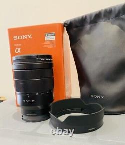 Sony Zeiss Fe 16-35mm F4 Oss Zoom Lens Pour E-mount Avec Filtre Uv Hoya Pro1 De 72mm