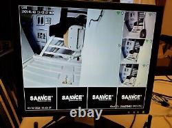 Système de caméra de vidéosurveillance wifi Sannce avec disque dur de 500 Go, complet avec un moniteur Dell de 17 pouces