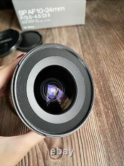 Tamron 10-24mm F3.5-4.5 Lens Sp Di-ii If Af Pour Sony A-mount Excellent
