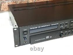 Tascam Cd-rw900 Mkii Rack Mount CD Recorder Rewriter & Player + Manuel & Remote