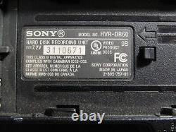 Unité d'enregistrement sur disque dur Sony modèle HVR-DR60 avec montage pour caméra, utilisée, fonctionne