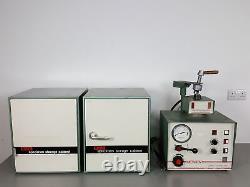 Unité de presse de montage automatique Metaserv C1960A et 2 armoires de rangement d'échantillons.
