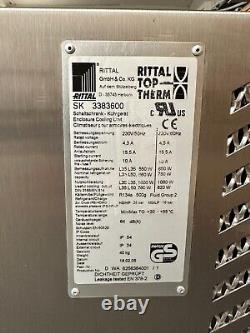 Unité de refroidissement RITTAL SK3383600 TopTherm Blue e montée sur toit 0.50 4.00KW (B30F)