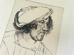 Vieux Portrait De Maître De Jacob Meier Burgomaster Holbein Gravure Antique 1890
