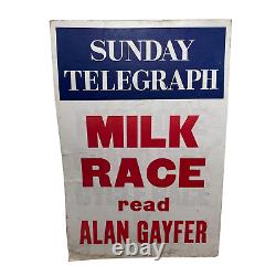 Vintage Date 1967 Affiche De Publicité Dimanche Telegraph Milk Race