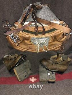 +schweizerarmee +rucksack+ Swiss Army Backpack Mountain Unit Ww2